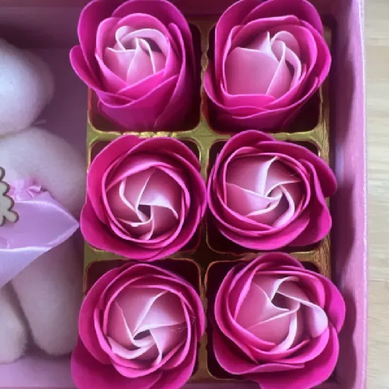 Medvedie ružové mydlo kvet