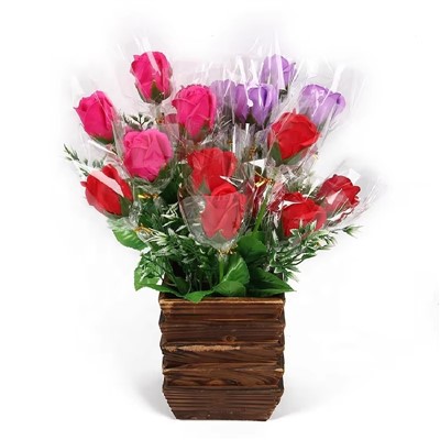 Mydlové kvety na stenu dekorácie